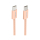 Hama Kabel ładujący USB-C-USB-C nylonowy 1m orange - 1331325 - zdjęcie 2